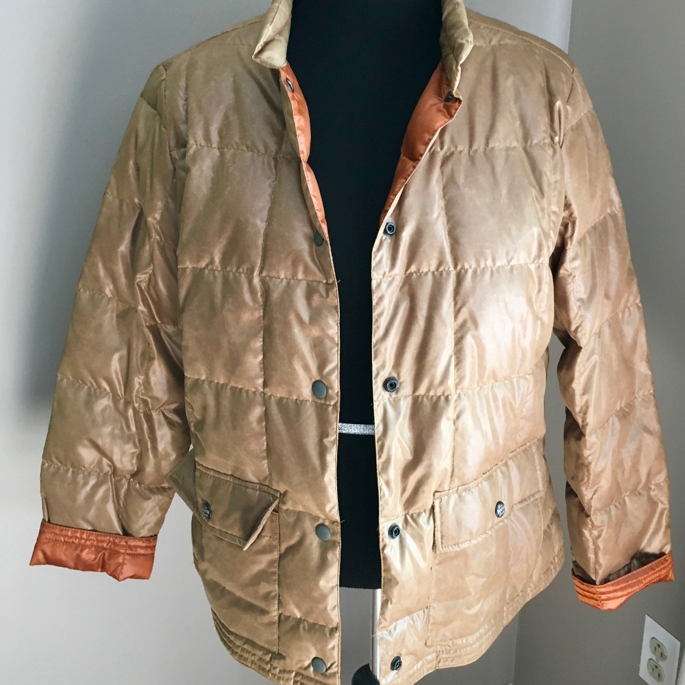 Eddie Bauer Down Snap Front Jacket - XL